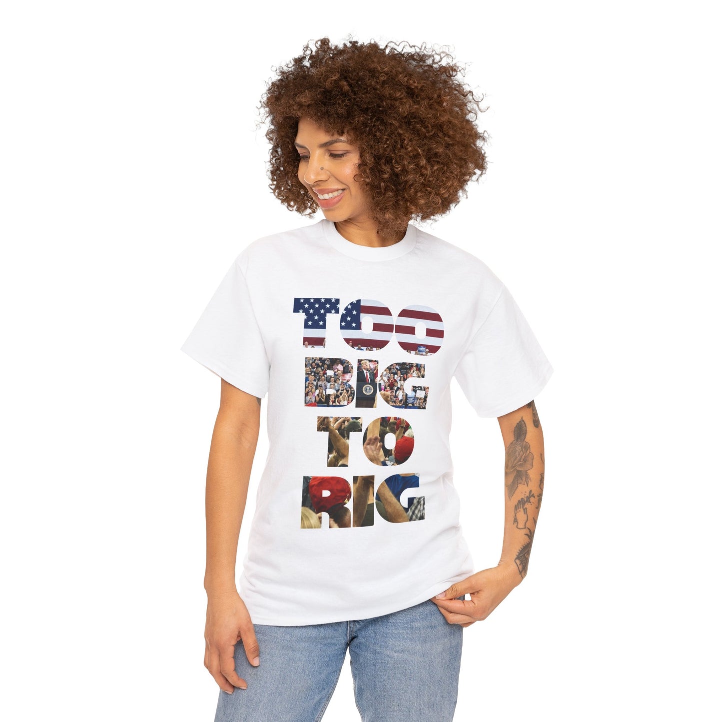 Too Big to Rig Trump Shirt